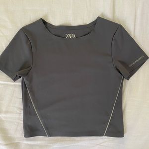Zara athletic crop top.